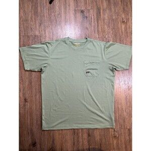 Ariat Rebar Heat Fighter Light Green Mens Short Sleeve Pocket T Shirt Large